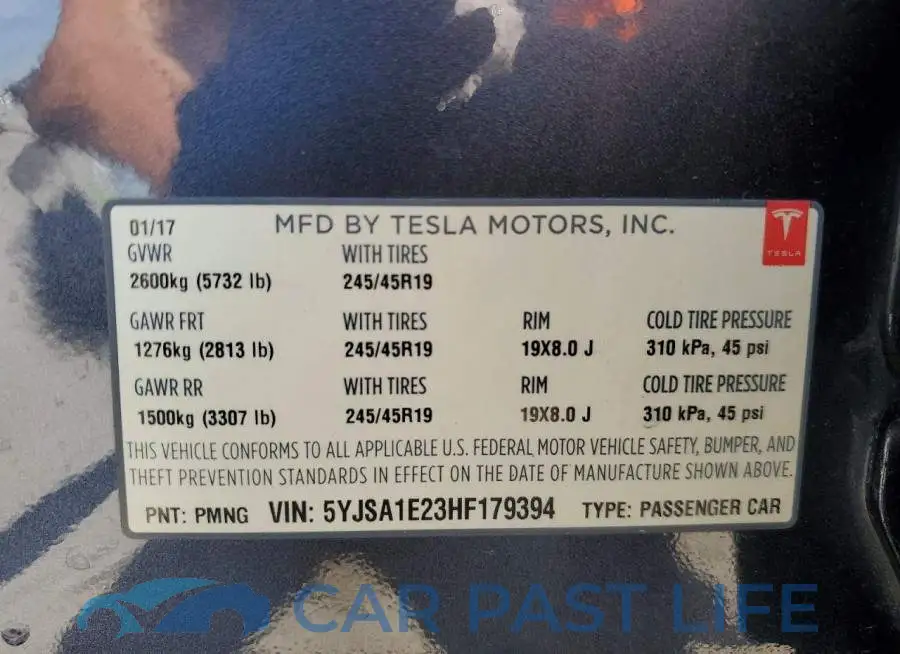 5YJSA1E23HF179394# 12