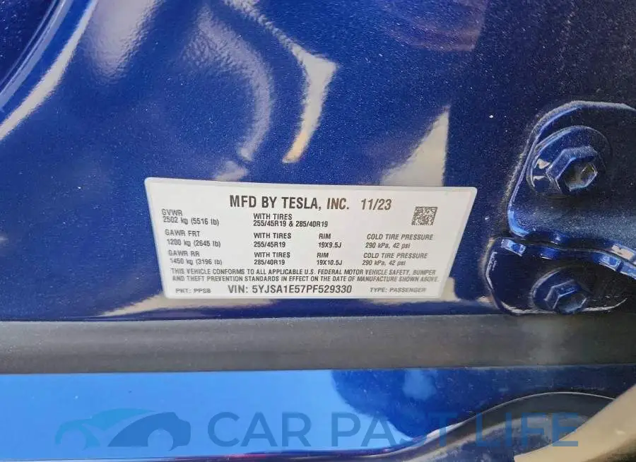 5YJSA1E57PF529330# 13