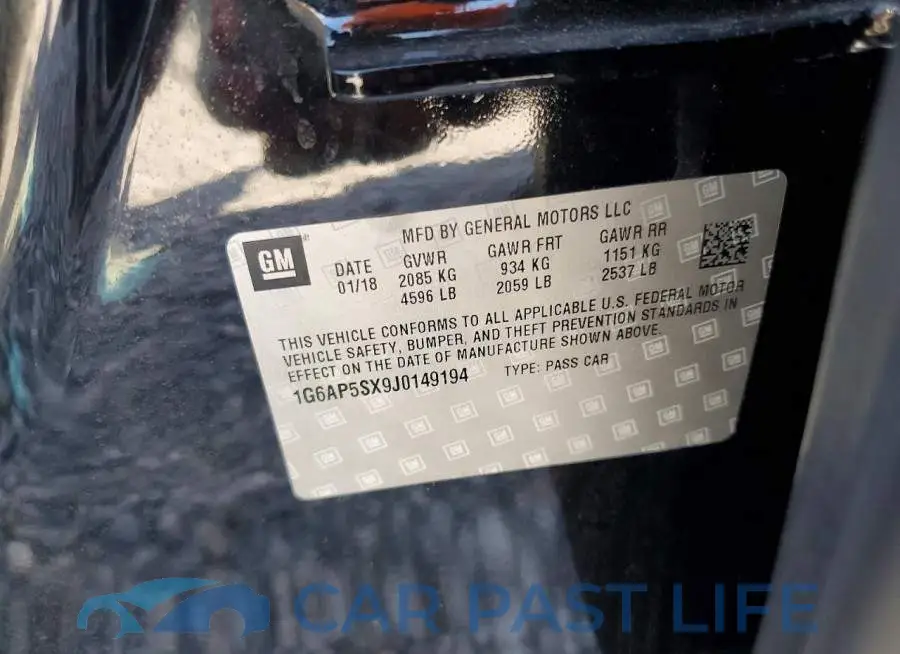 1G6AP5SX9J0149194# 12