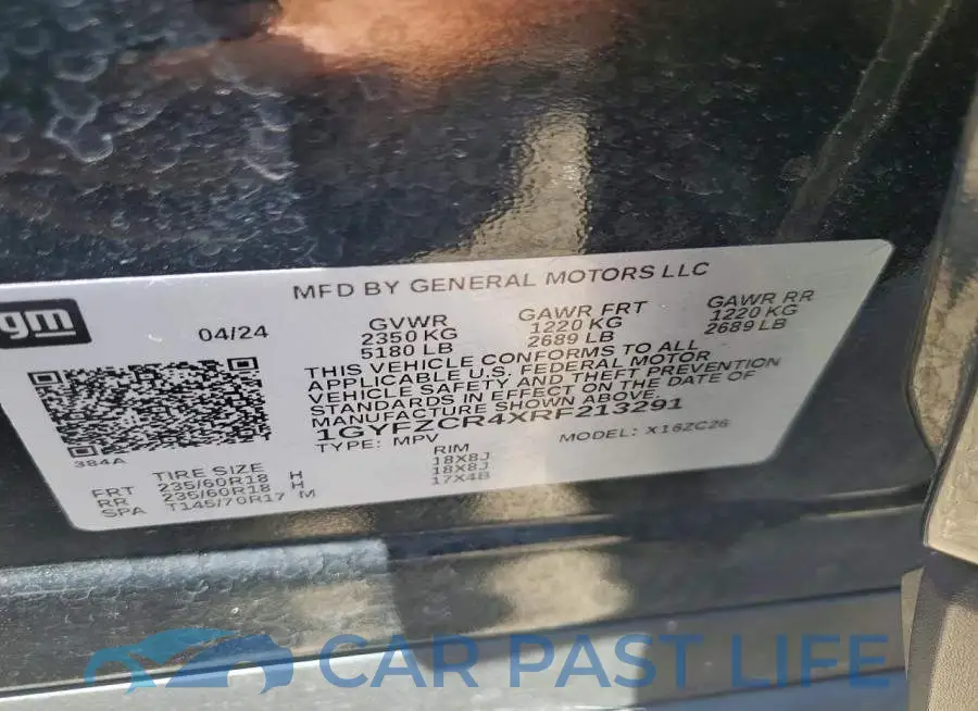1GYFZCR4XRF213291# 13