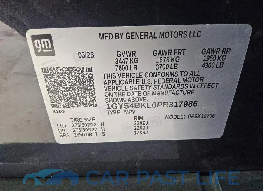 1GYS4BKL0PR317986# 13