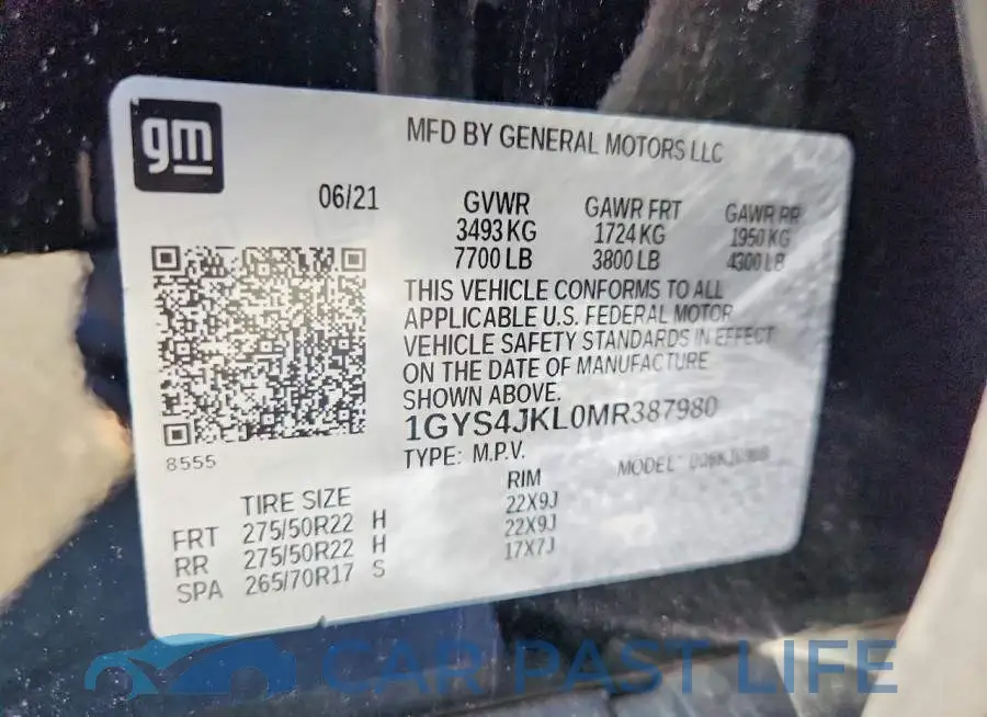 1GYS4JKL0MR387980# 13