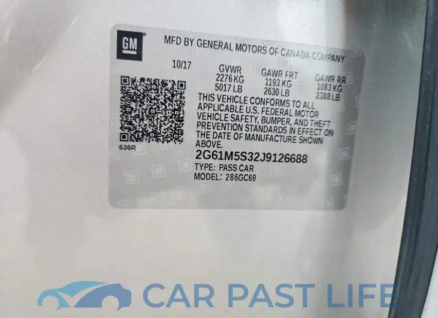 2G61M5S32J9126688# 13