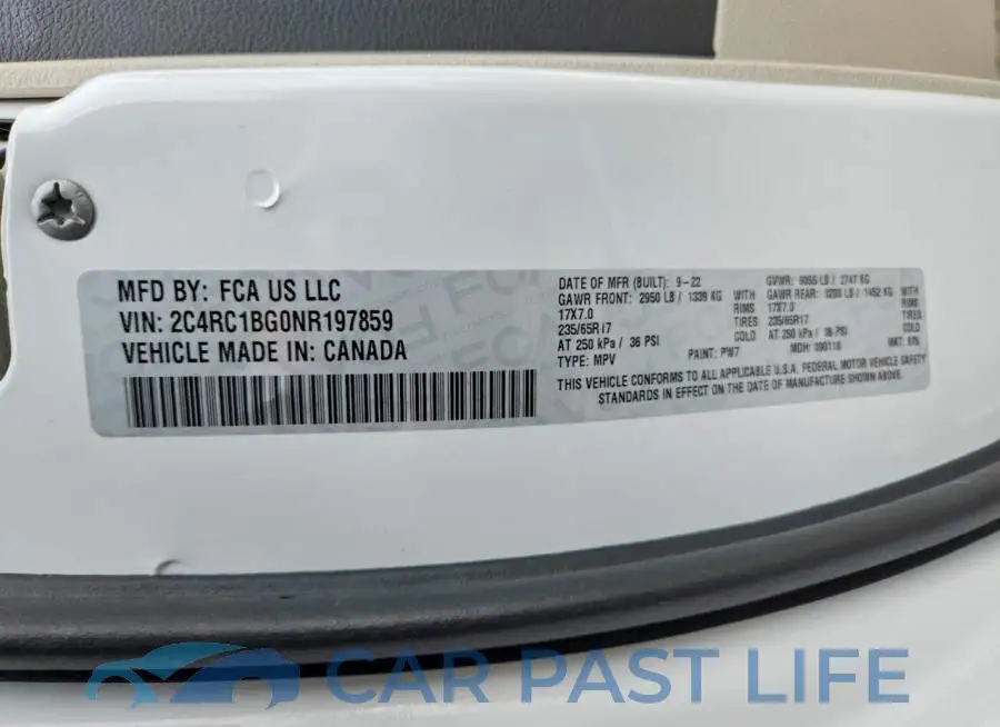 2C4RC1BG0NR197859# 14