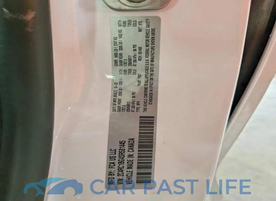 2C4RC1BG4SR581445# 13