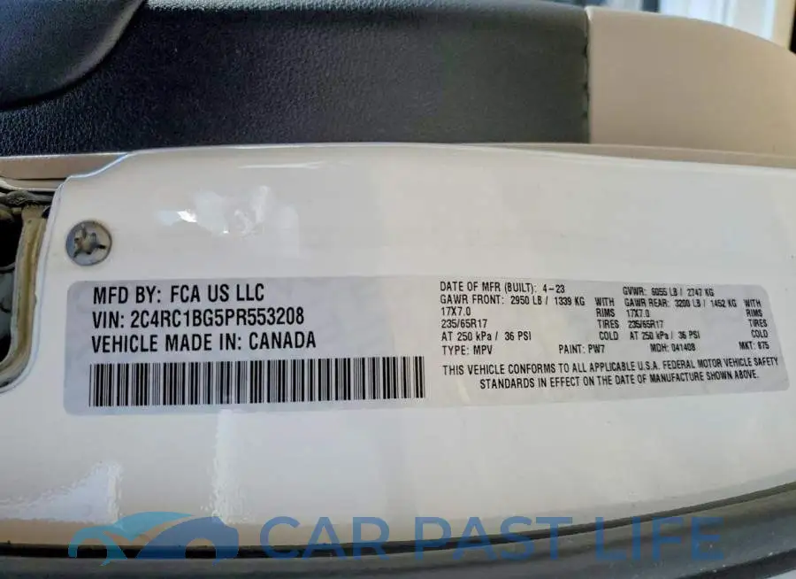 2C4RC1BG5PR553208# 13