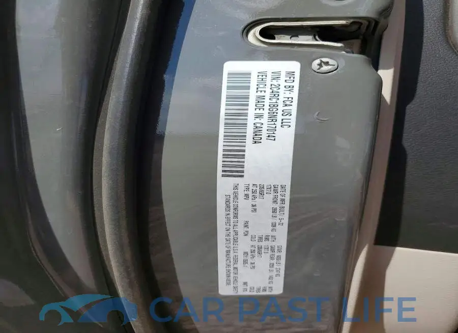 2C4RC1BG6NR170147# 14
