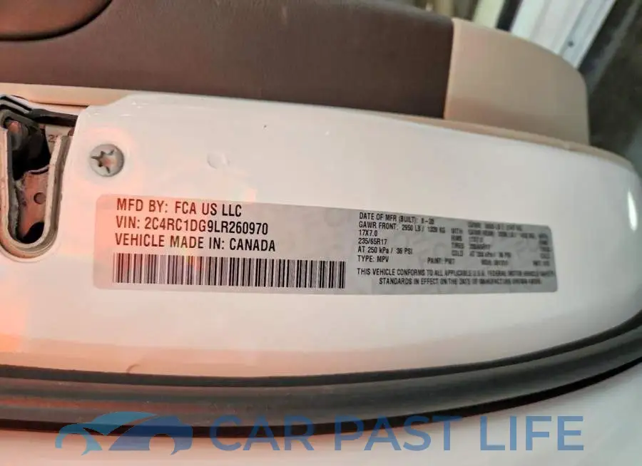 2C4RC1DG9LR260970# 13
