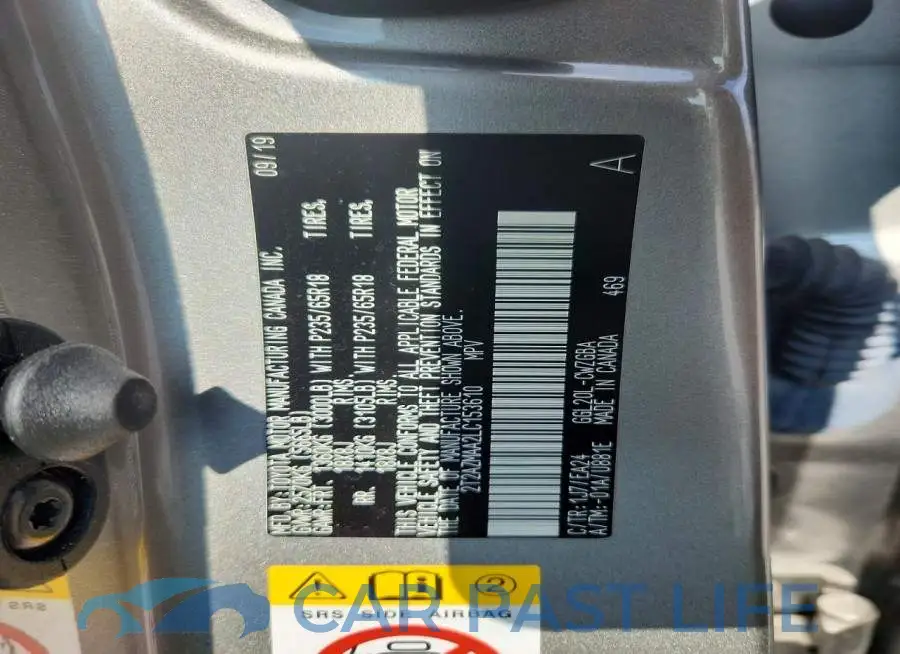 2T2AZMAA2LC153610# 13