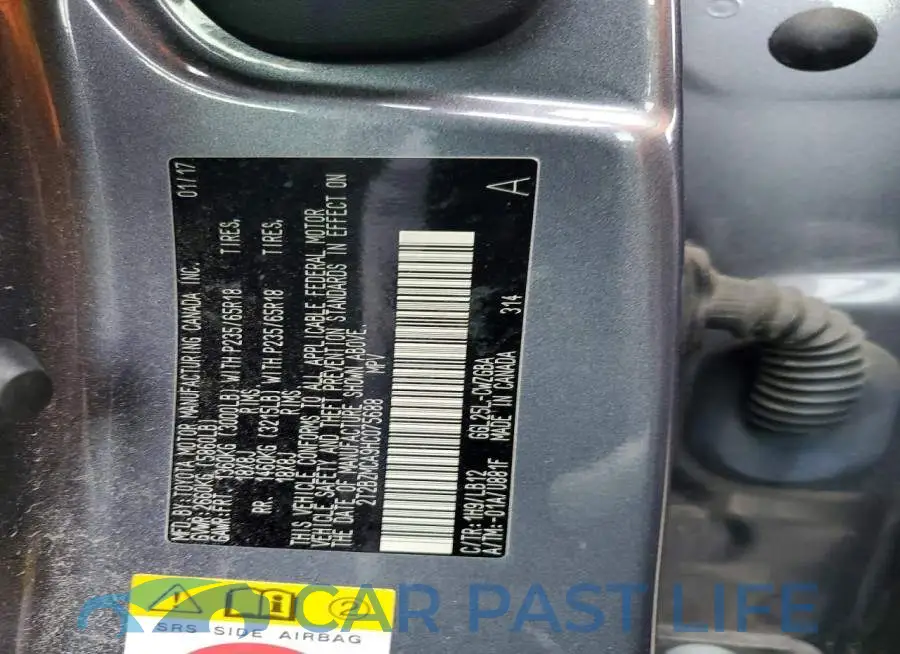 2T2BZMCA9HC075688# 12