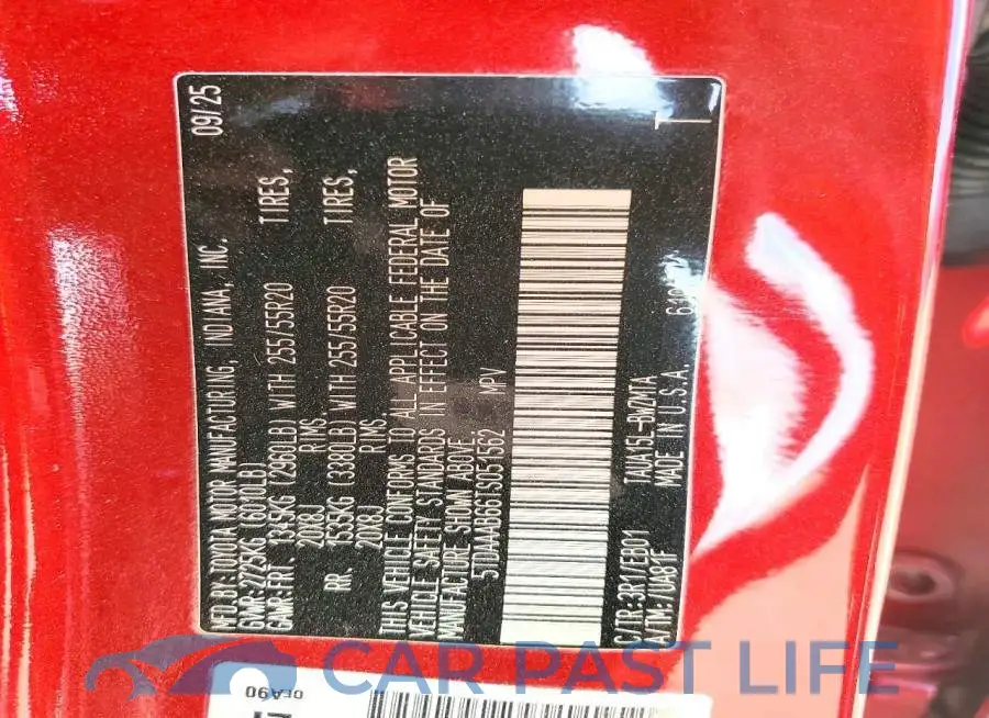 5TDAAAB66TS051562# 14