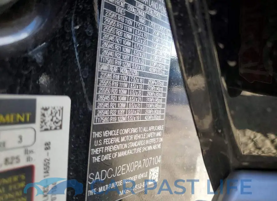 SADCJ2EX0PA707104# 13