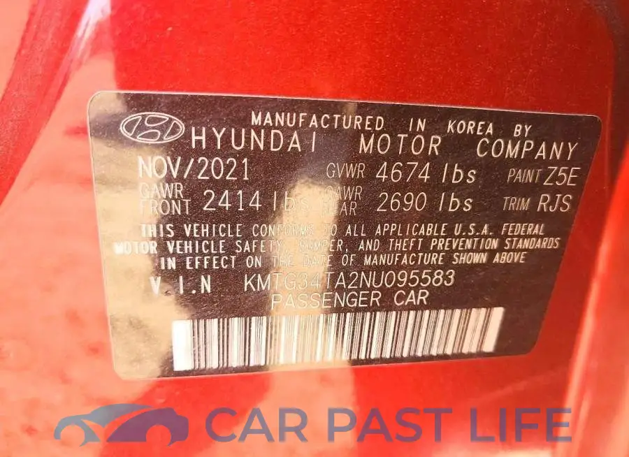 KMTG34TA2NU095583# 12