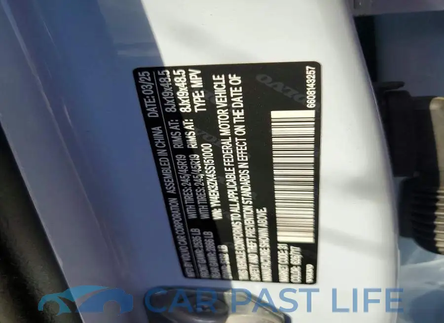 YV4EK3ZK4SS151000# 12