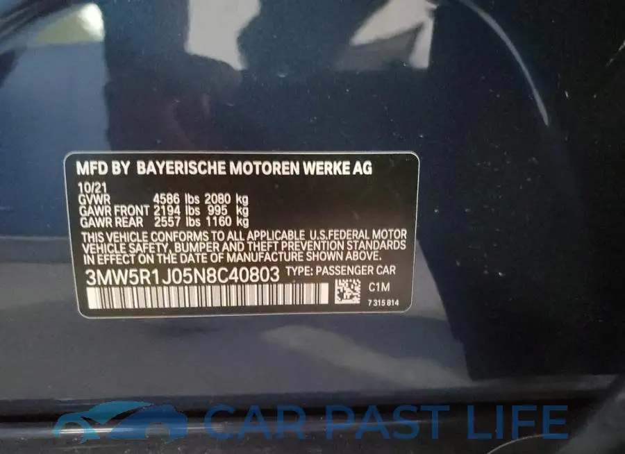3MW5R1J05N8C40803# 12