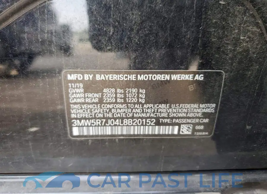3MW5R7J04L8B20152# 12