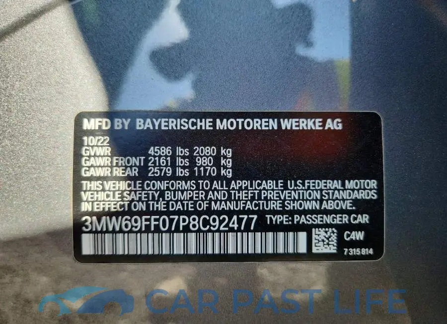3MW69FF07P8C92477# 13