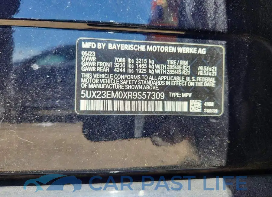 5UX23EM0XR9S57309# 13