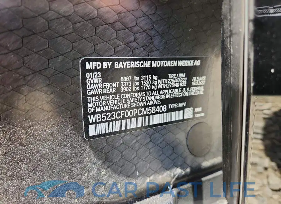 WB523CF00PCM58408# 12