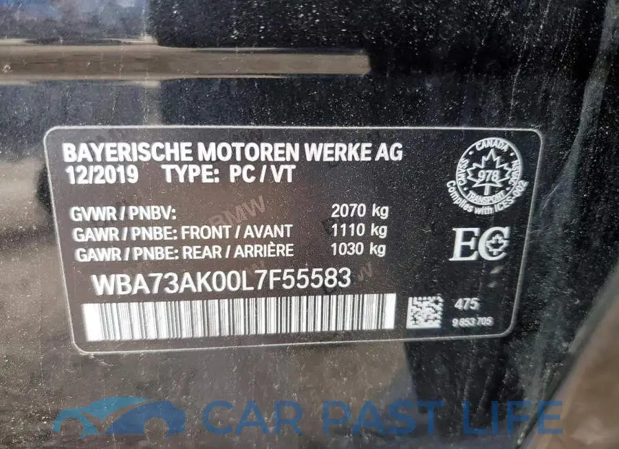 WBA73AK00L7F55583# 12
