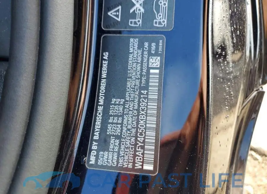 WBAFY4C50KBX39214# 12