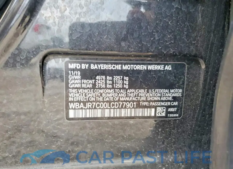 WBAJR7C00LCD77901# 12