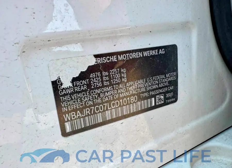 WBAJR7C07LCD10180# 10