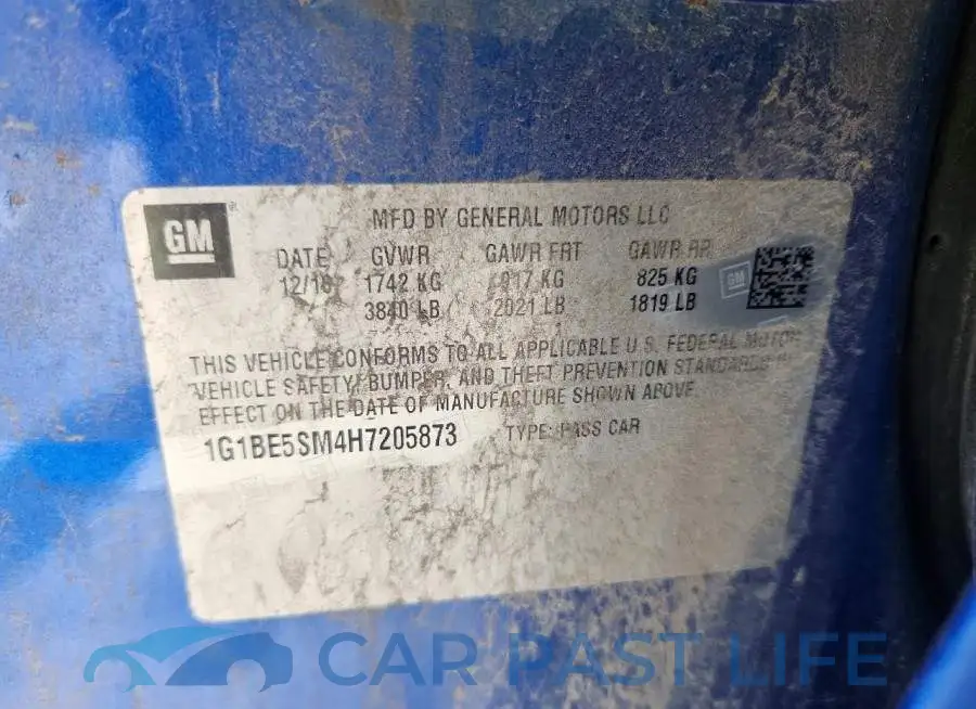 1G1BE5SM4H7205873# 12