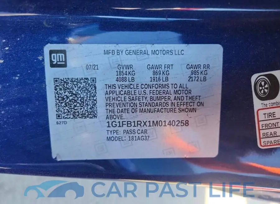 1G1FB1RX1M0140258# 13
