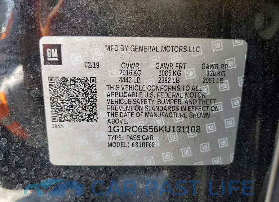 1G1RC6S56KU131108# 12