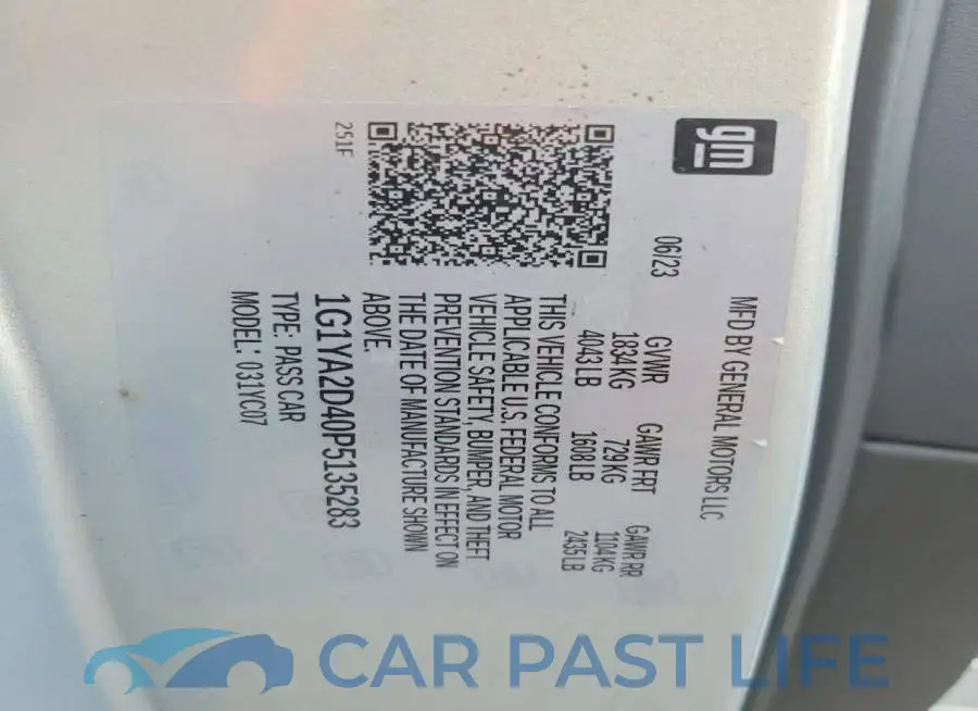 1G1YA2D40P5135283# 13
