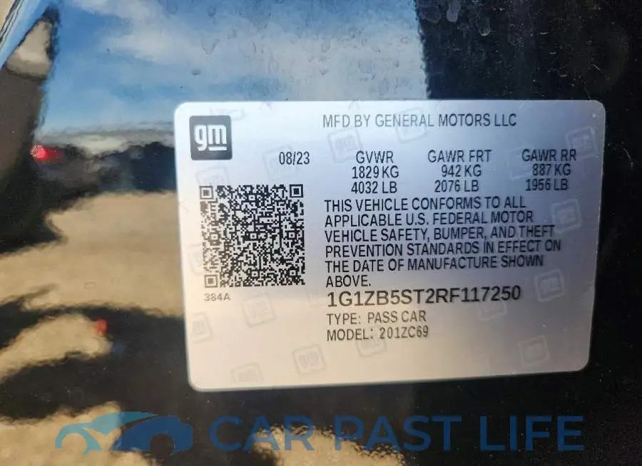 1G1ZB5ST2RF117250# 12