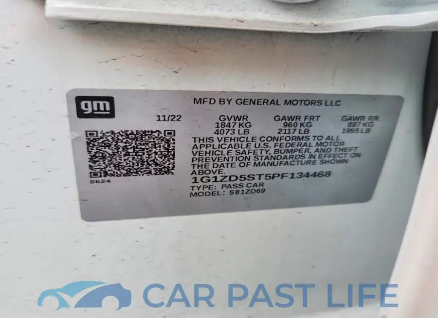 1G1ZD5ST5PF134468# 12
