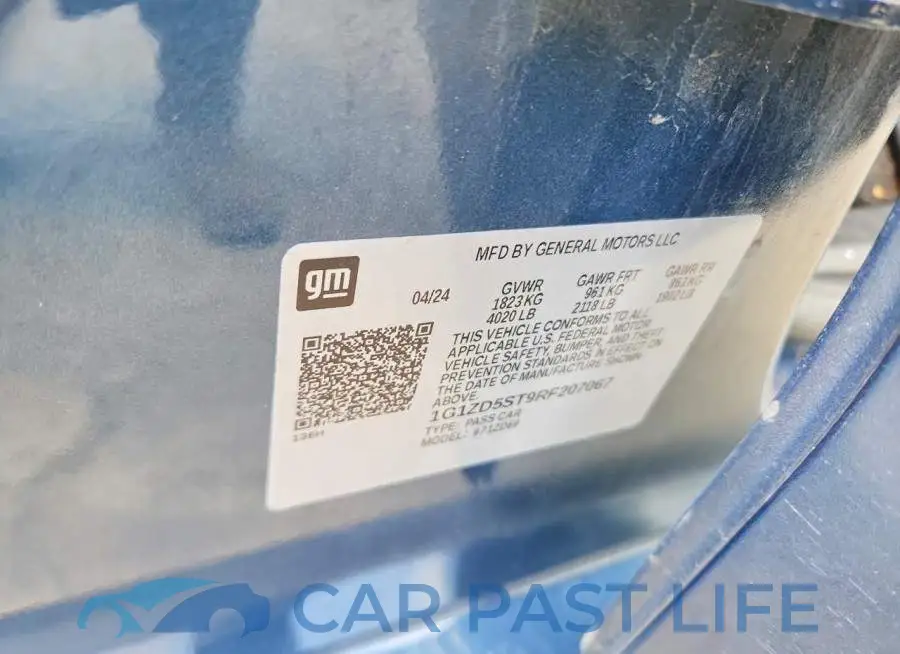 1G1ZD5ST9RF207067# 13