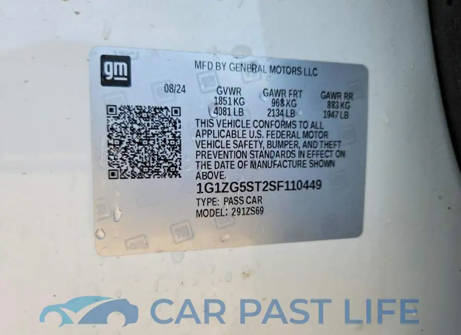 1G1ZG5ST2SF110449# 12