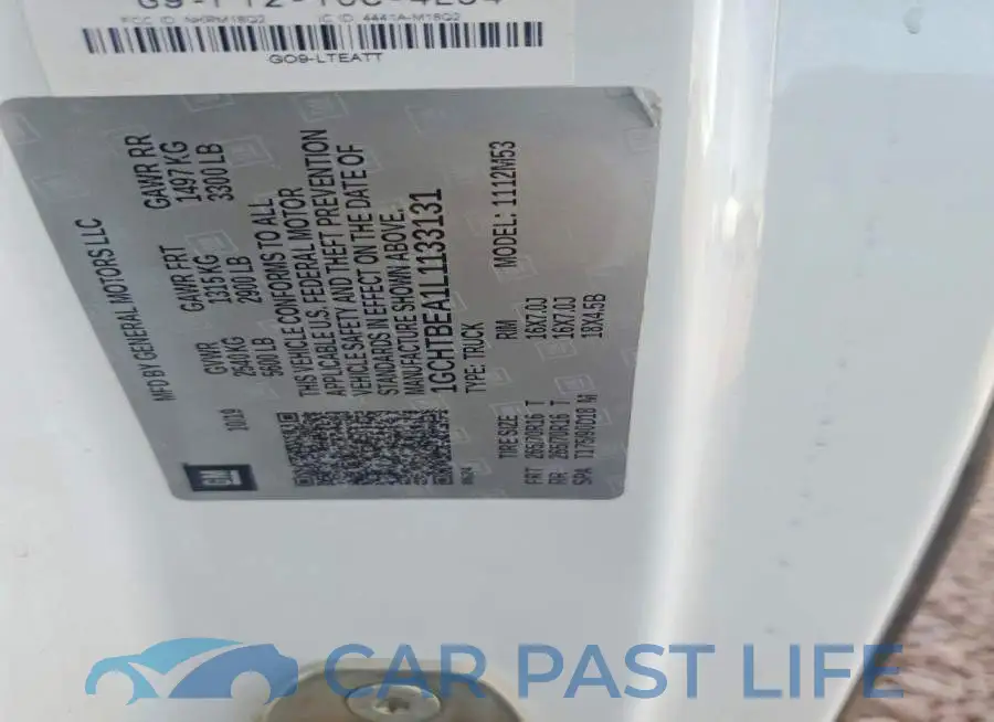 1GCHTBEA1L1133131# 12