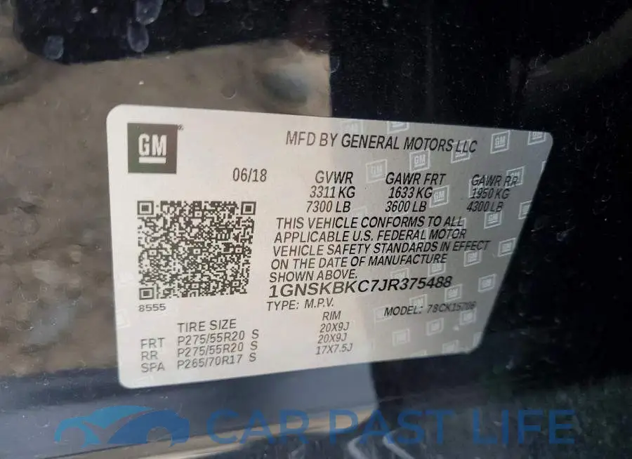 1GNSKBKC7JR375488# 14
