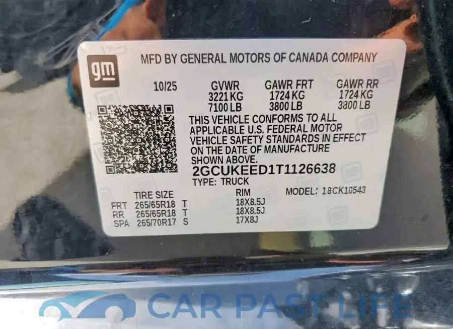 2GCUKEED1T1126638# 12