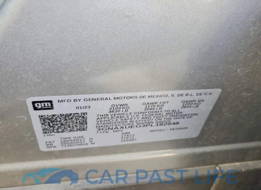 3GNAXUEG3PL182648# 12