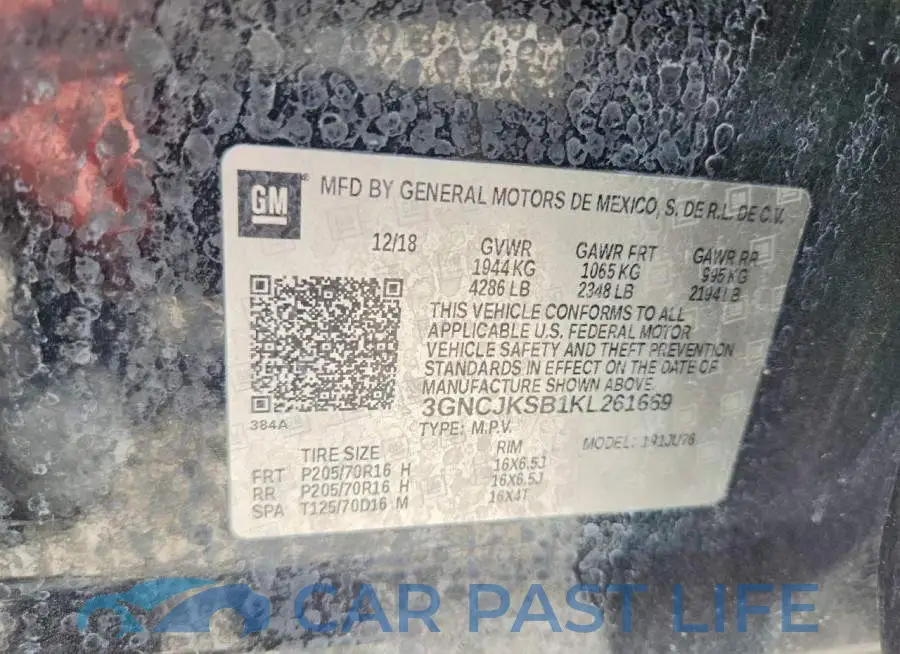 3GNCJKSB1KL261669# 13