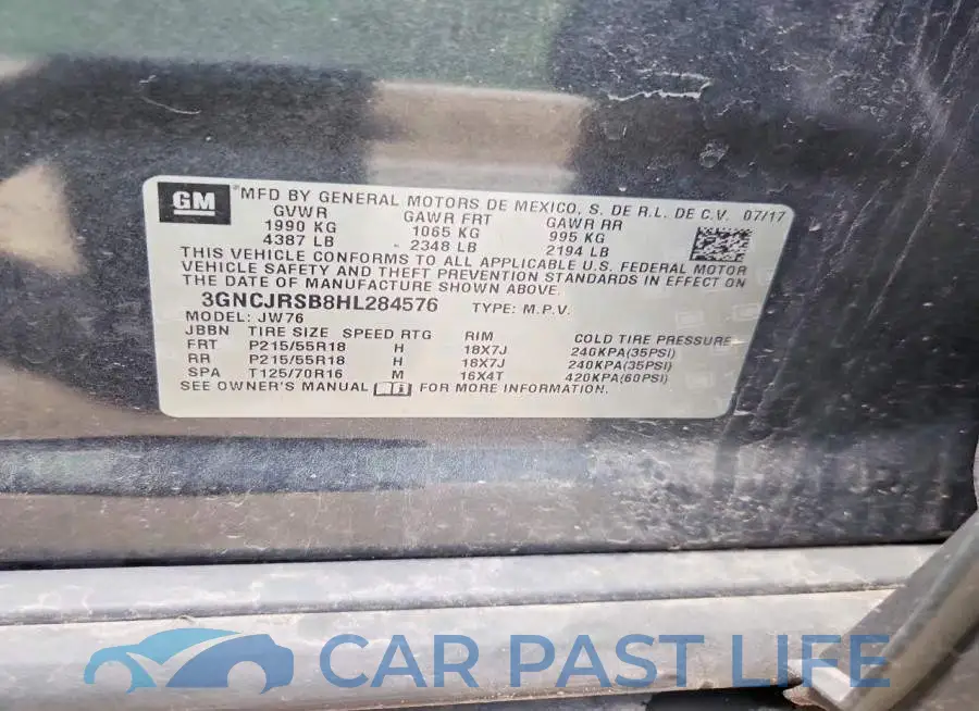 3GNCJRSB8HL284576# 13
