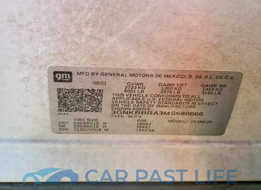 3GNKBBRA3MS580666# 14