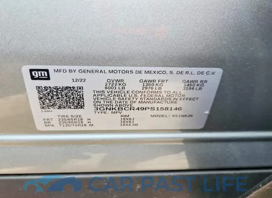 3GNKBCR49PS158146# 13
