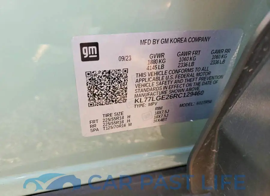 KL77LGE26RC129460# 13