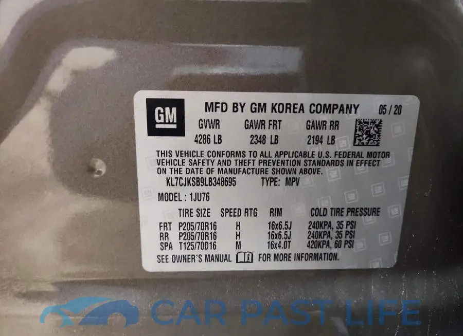 KL7CJKSB9LB348695# 13