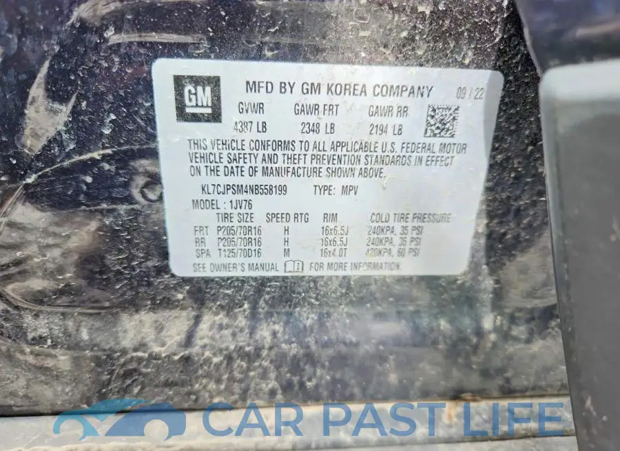 KL7CJPSM4NB558199# 12