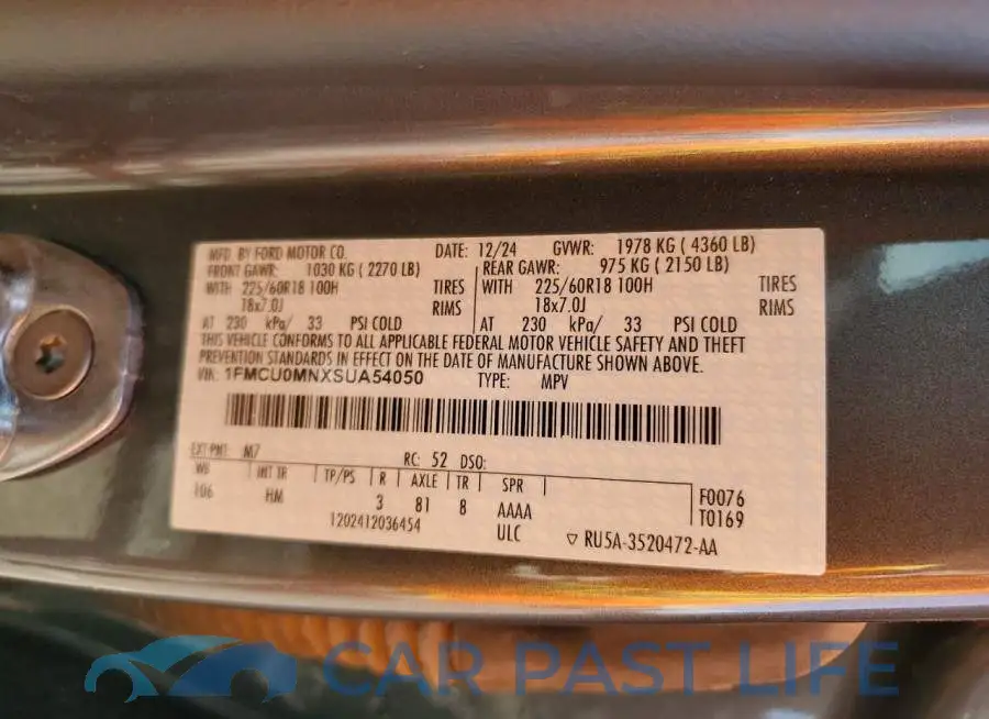 1FMCU0MNXSUA54050# 13
