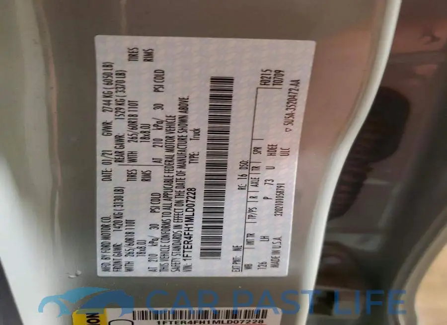 1FTER4FH1MLD07228# 13