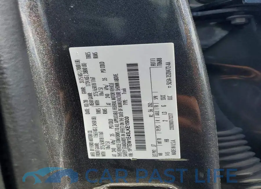 1FTEW1E45LKE15930# 12