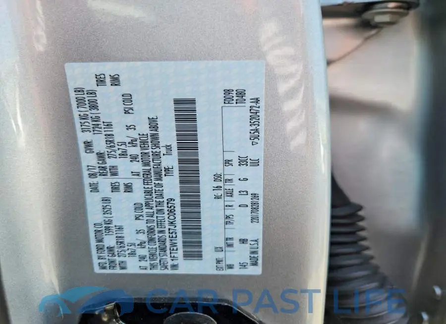 1FTEW1E57JKC06579# 12